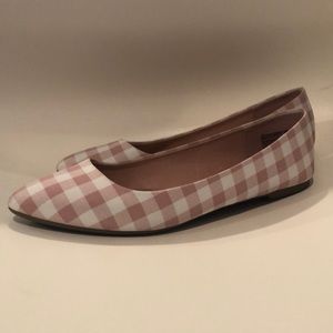 Christian Siriano Pink Checker Flats